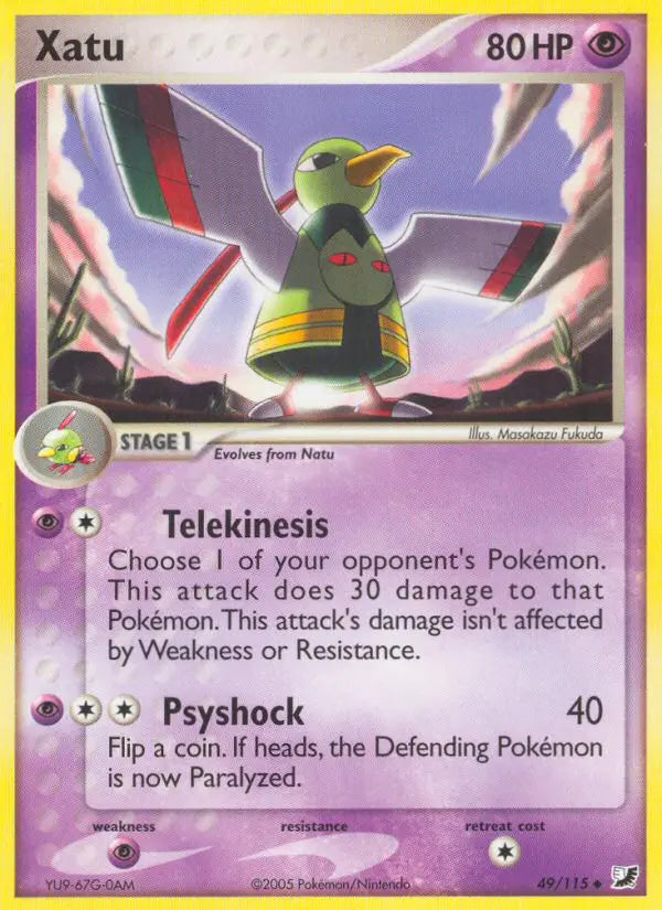 Xatu 49 Unseen Forces Pokesingles