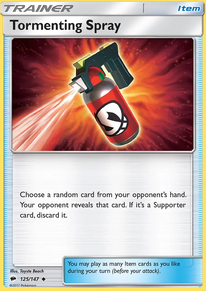 Tormenting Spray 125 Burning Shadows Pokesingles