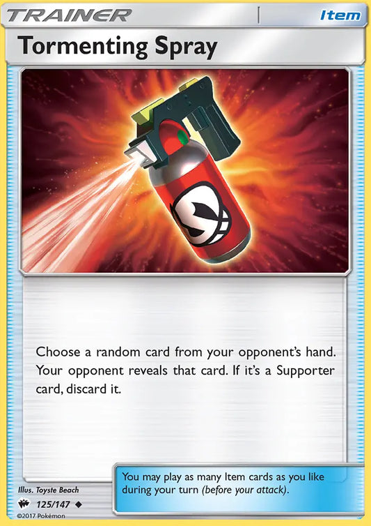 Tormenting Spray 125 Burning Shadows Pokesingles
