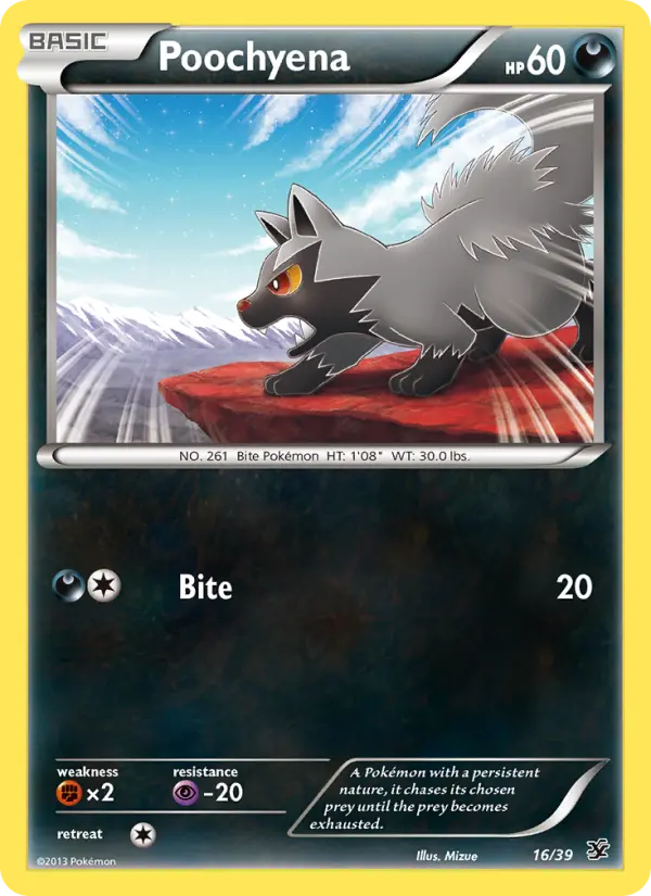 Poochyena 16 Kalos Starter Set Pokesingles