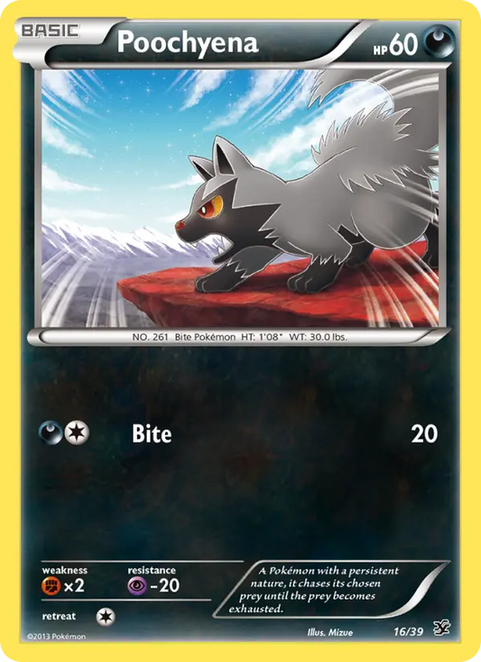 Poochyena 16 Kalos Starter Set Pokesingles