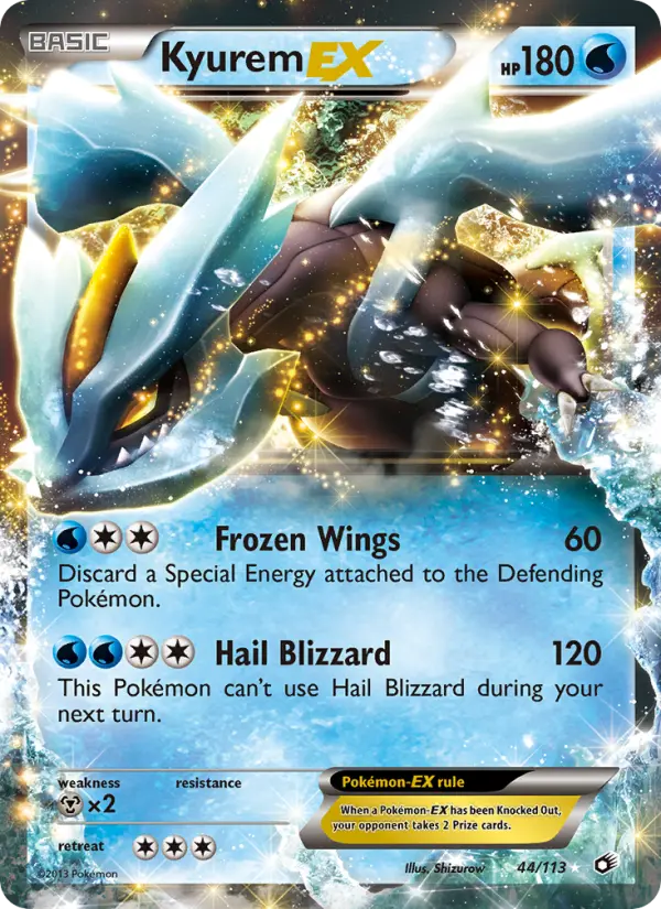Kyurem-EX 44 Legendary Treasures Pokesingles