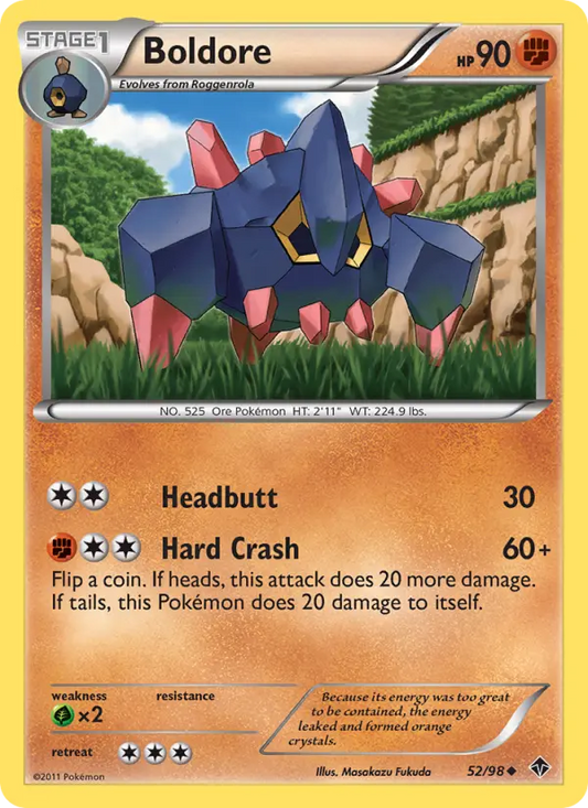 Boldore 52 Emerging Powers Pokesingles