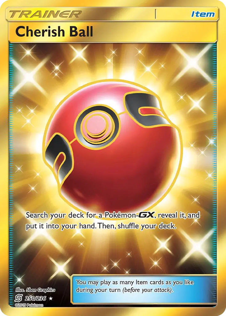 Cherish Ball 250 Unified Minds Pokesingles