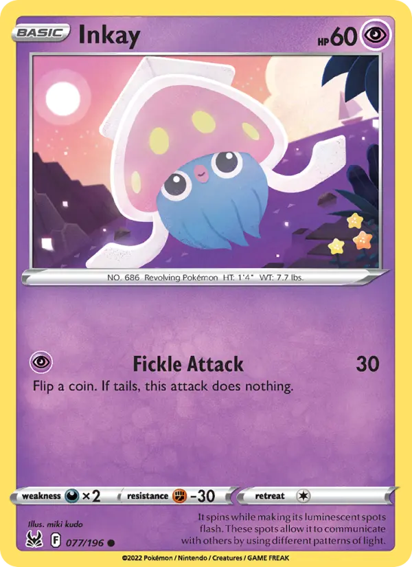 Inkay 77 Lost Origin Pokesingles