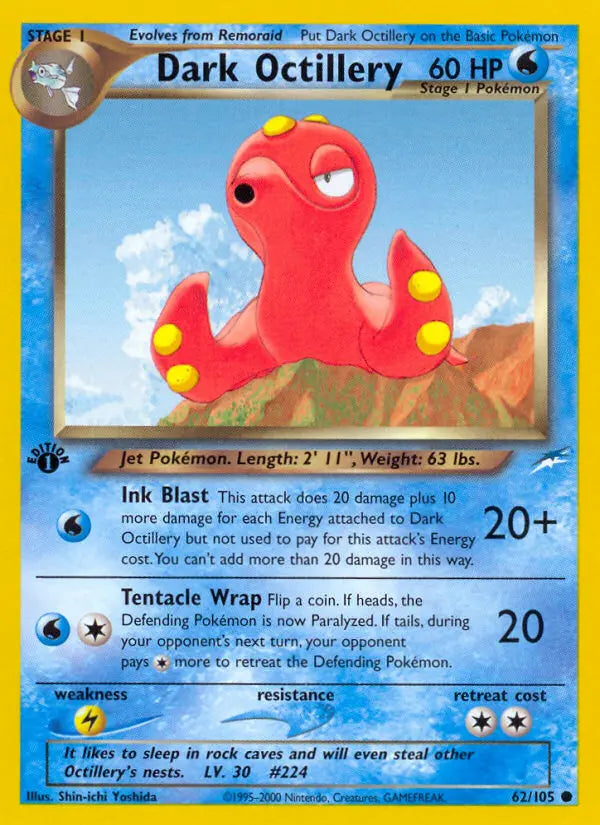 Dark Octillery 62 Neo Destiny Pokesingles
