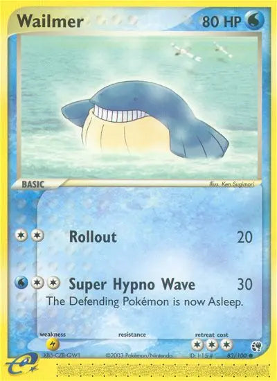 Wailmer 83 Sandstorm Pokesingles