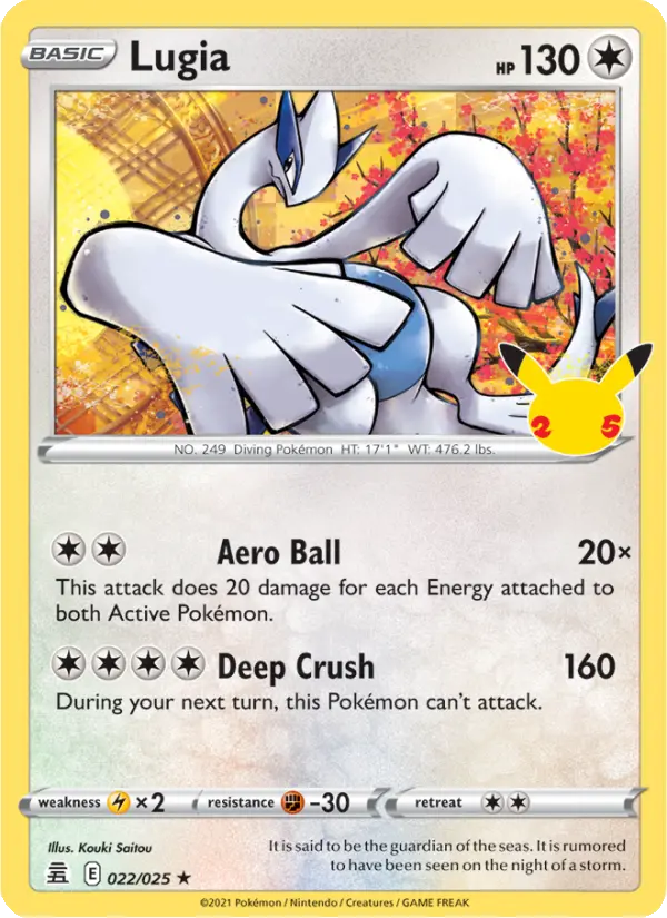 Lugia 22 Celebrations Pokesingles
