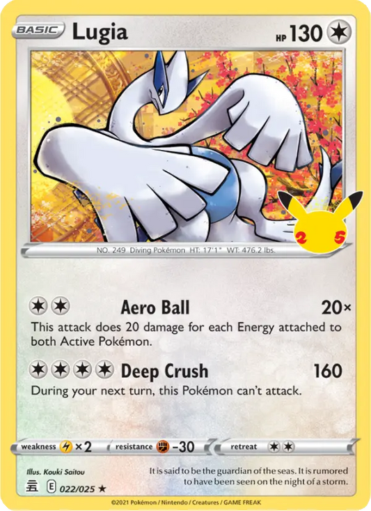 Lugia 22 Celebrations Pokesingles