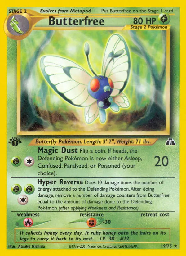 Butterfree 19 Neo Discovery Pokesingles