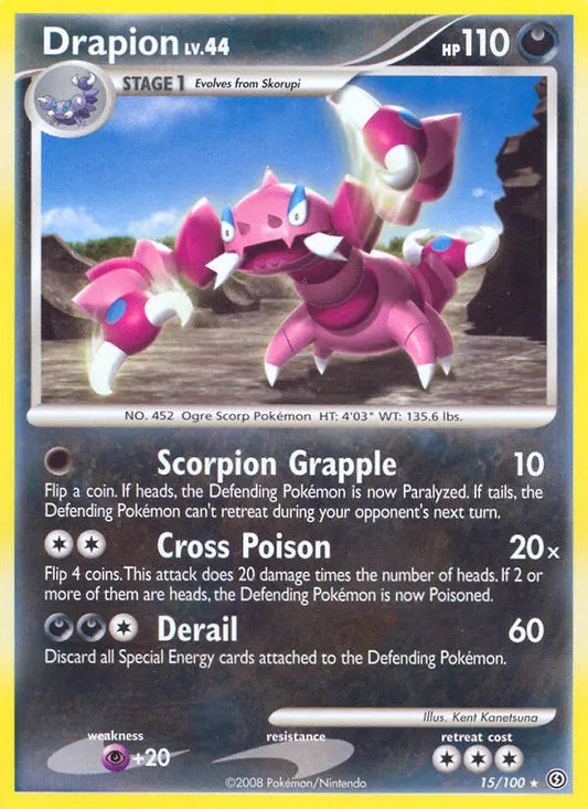 Drapion 15 Stormfront Pokesingles
