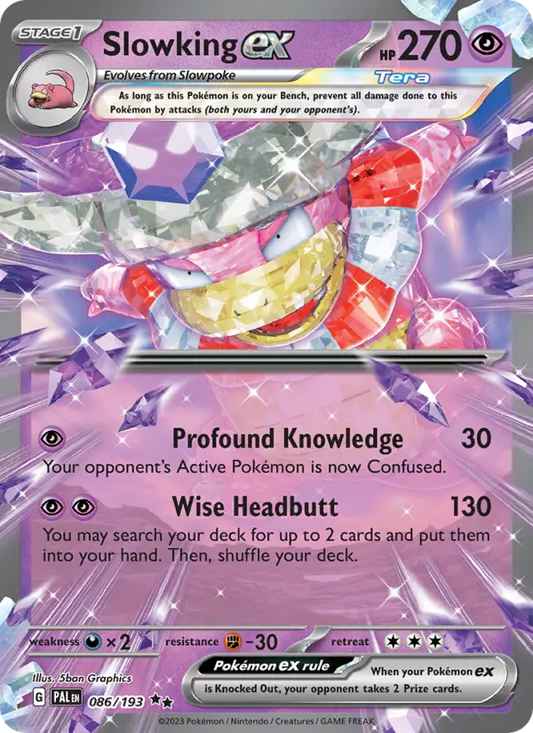 Slowking ex 86 Paldea Evolved Pokesingles