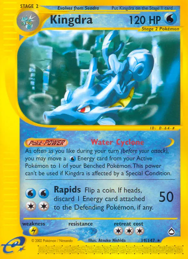 Kingdra 19 Aquapolis Pokesingles