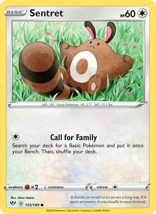 Sentret 135 Darkness Ablaze Pokesingles