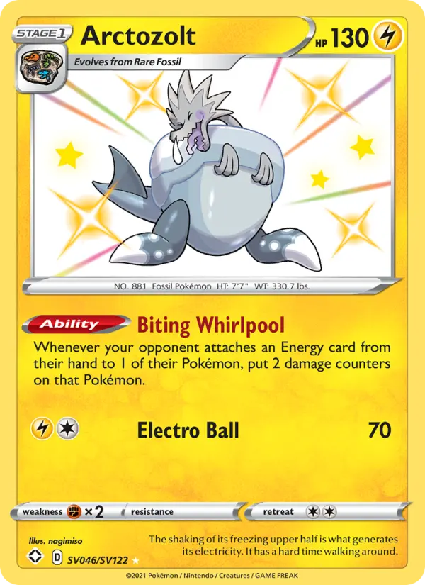 Arctozolt SV046 Shining Fates Pokesingles