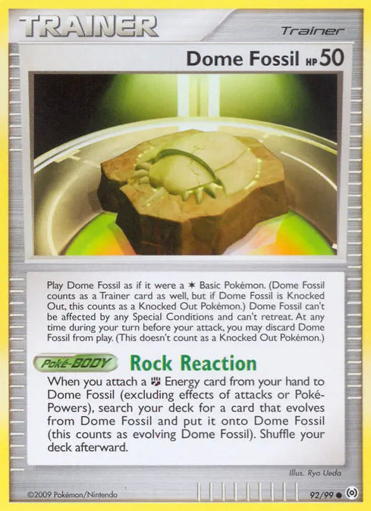 Dome Fossil 92 Arceus Pokesingles