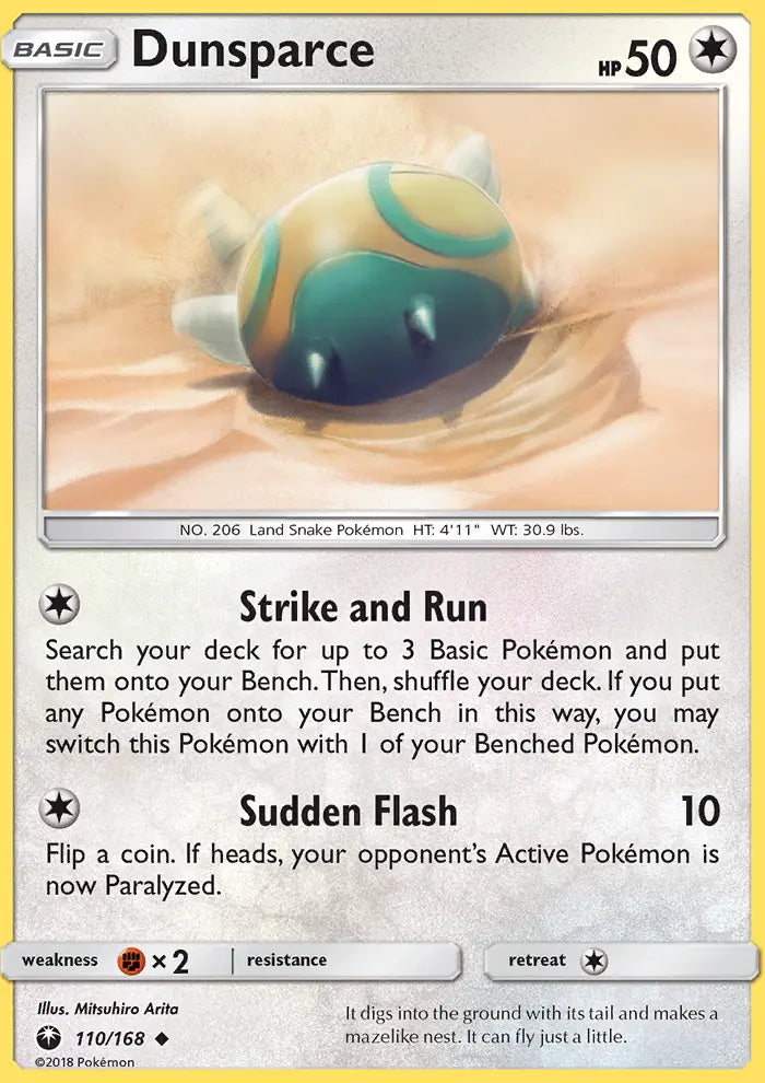 Dunsparce 110 Celestial Storm Pokesingles