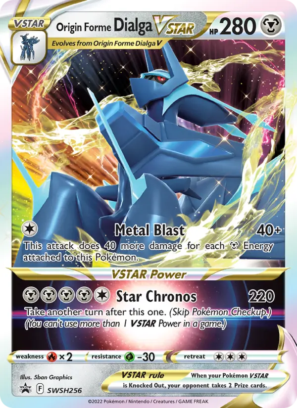 Origin Forme Dialga VSTAR SWSH256 SWSH Black Star Promos Pokesingles
