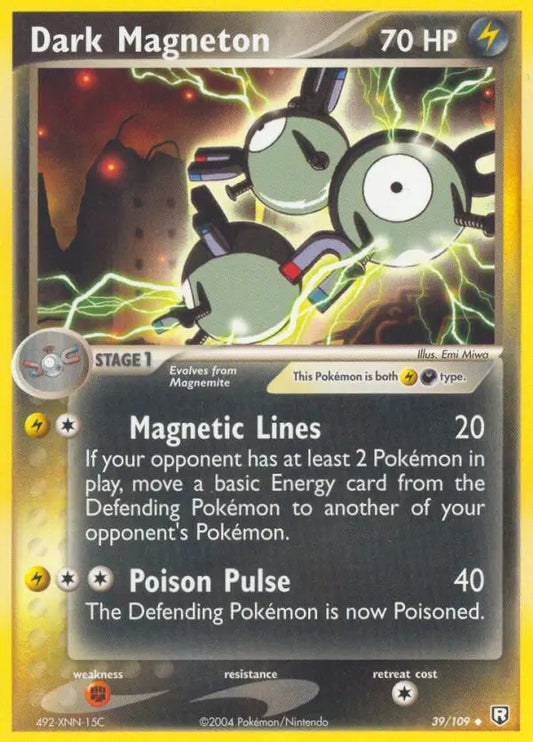 Dark Magneton 39 Team Rocket Returns Pokesingles