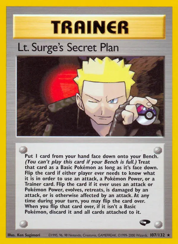 Lt. Surge's Secret Plan 107 Gym Challenge Pokesingles