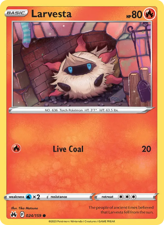 Larvesta 24 Crown Zenith Pokesingles