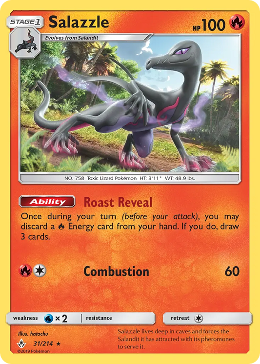 Salazzle 31 Unbroken Bonds Pokesingles