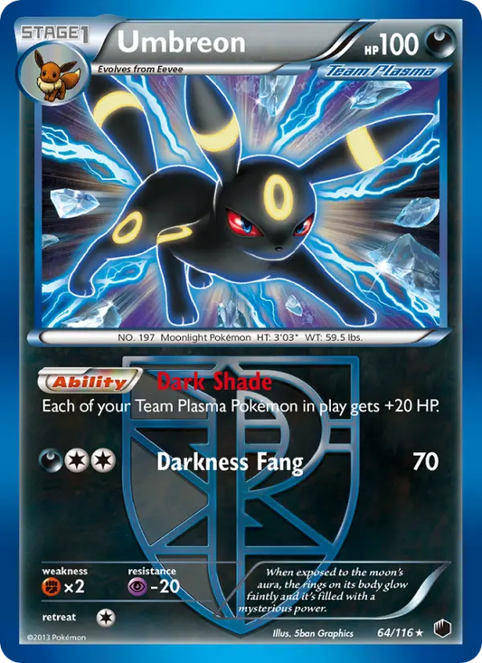 Umbreon 64 Plasma Freeze Pokesingles