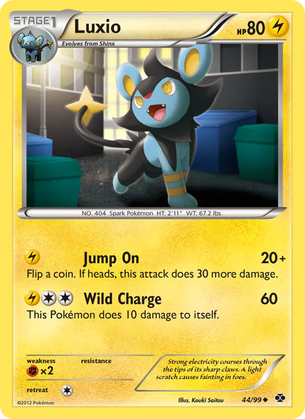 Luxio 44 Next Destinies Pokesingles