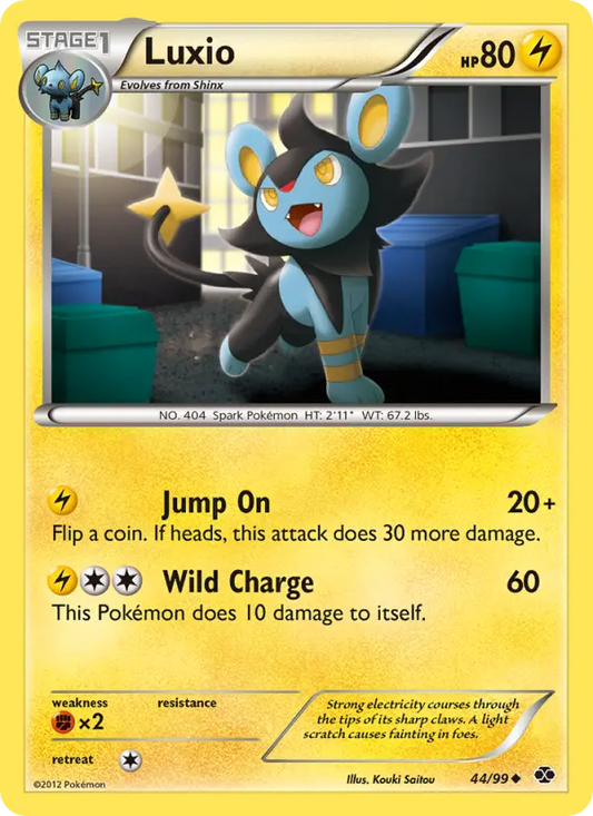 Luxio 44 Next Destinies Pokesingles