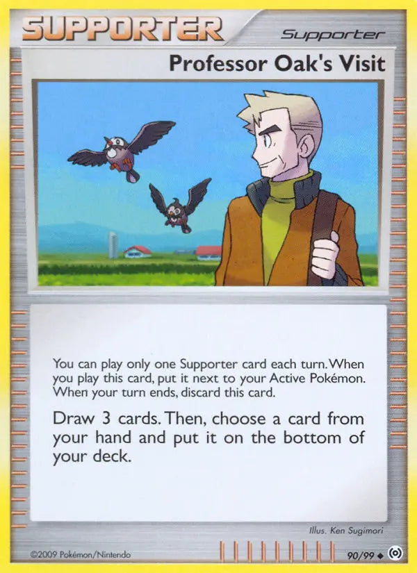 Professor Oak's Visit 90 Arceus Pokesingles