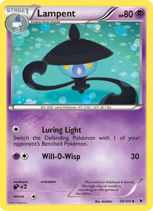 Lampent 59 Noble Victories Pokesingles