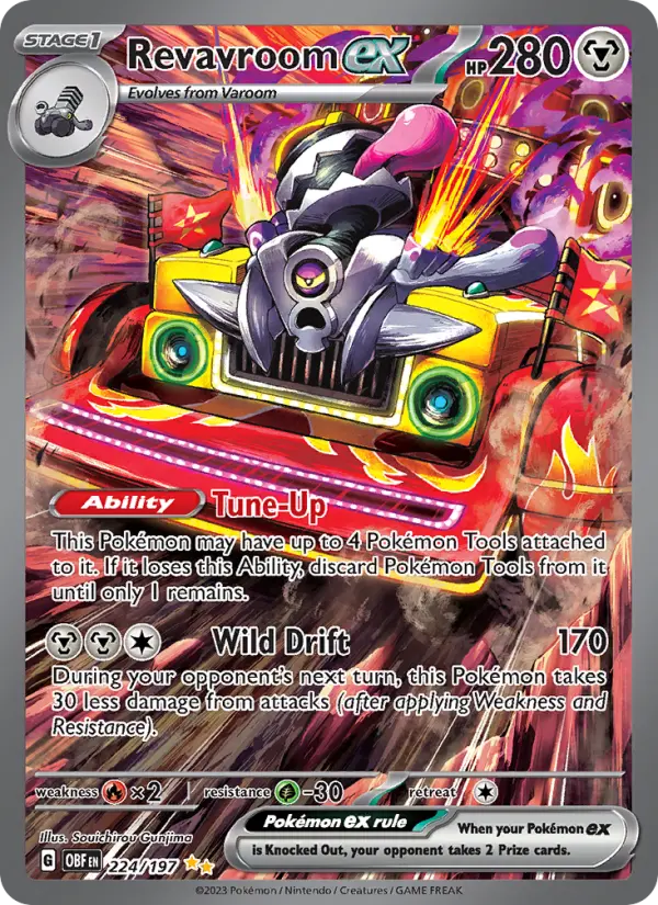 Revavroom ex 224 Obsidian Flames Pokesingles