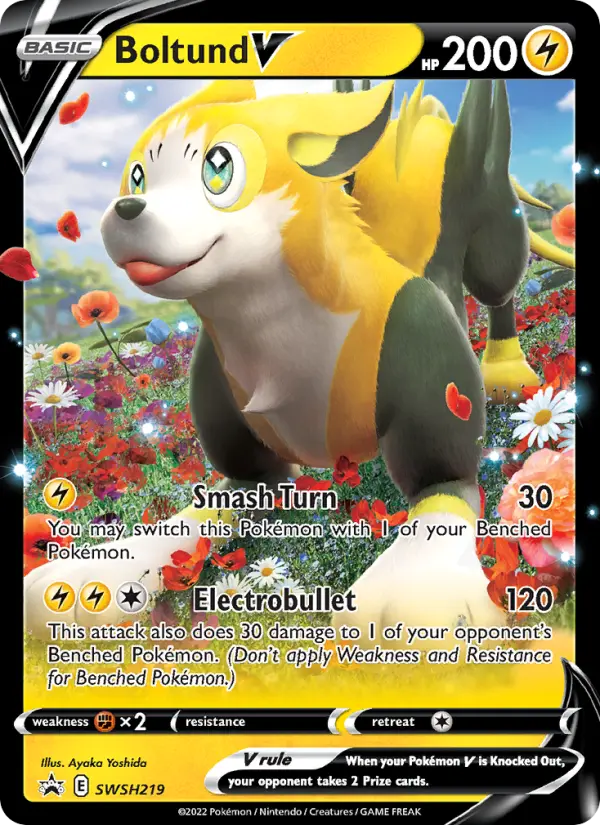 Boltund V SWSH219 SWSH Black Star Promos Pokesingles