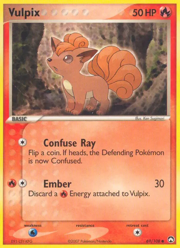 Vulpix 69 Power Keepers Pokesingles