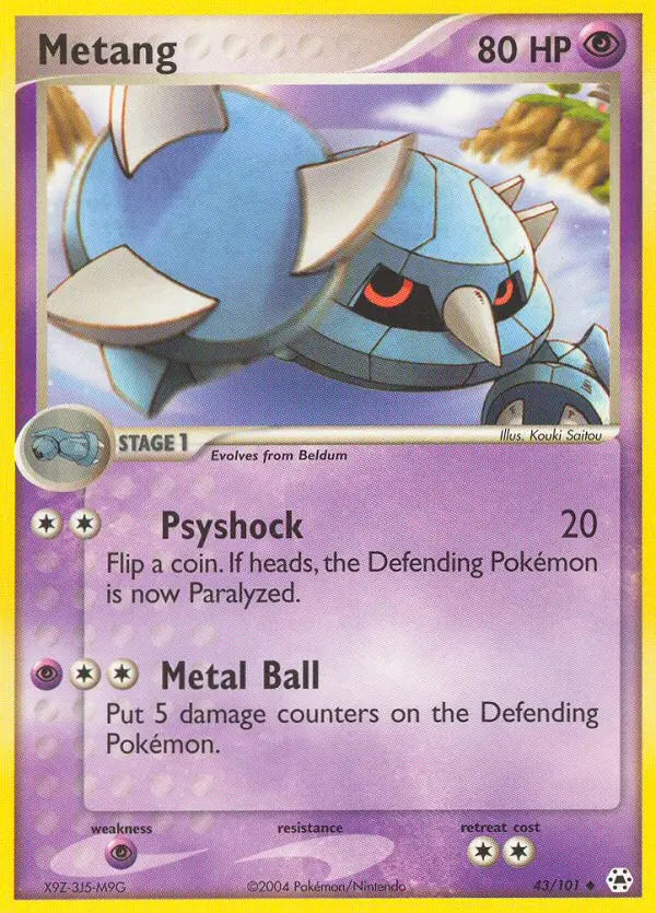 Metang 43 Hidden Legends Pokesingles