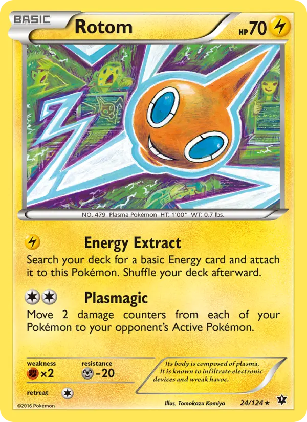 Rotom 24 Fates Collide Pokesingles