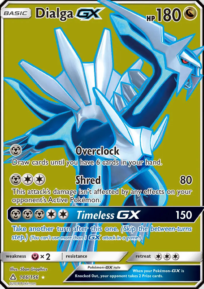 Dialga GX 146 Ultra Prism Pokesingles