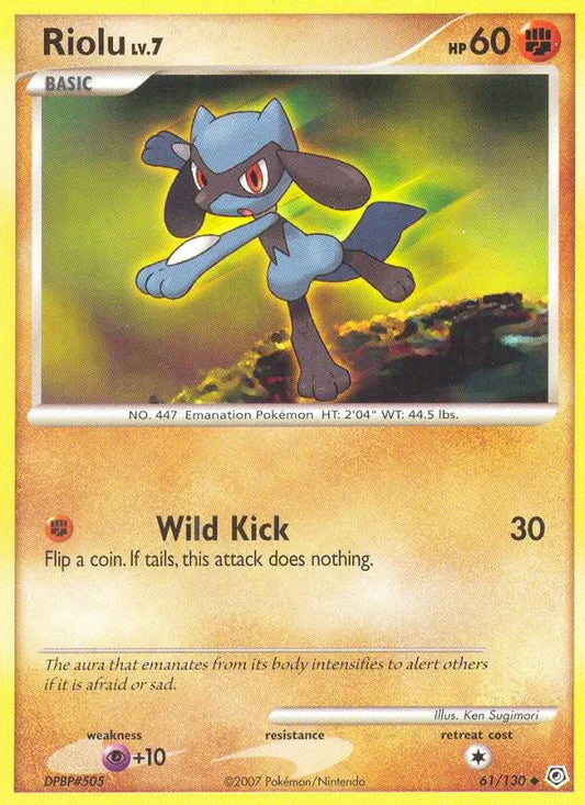 Riolu 61 Diamond & Pearl Pokesingles