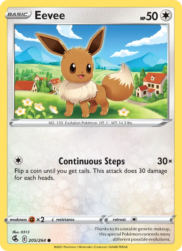 Eevee 205 Fusion Strike Pokesingles