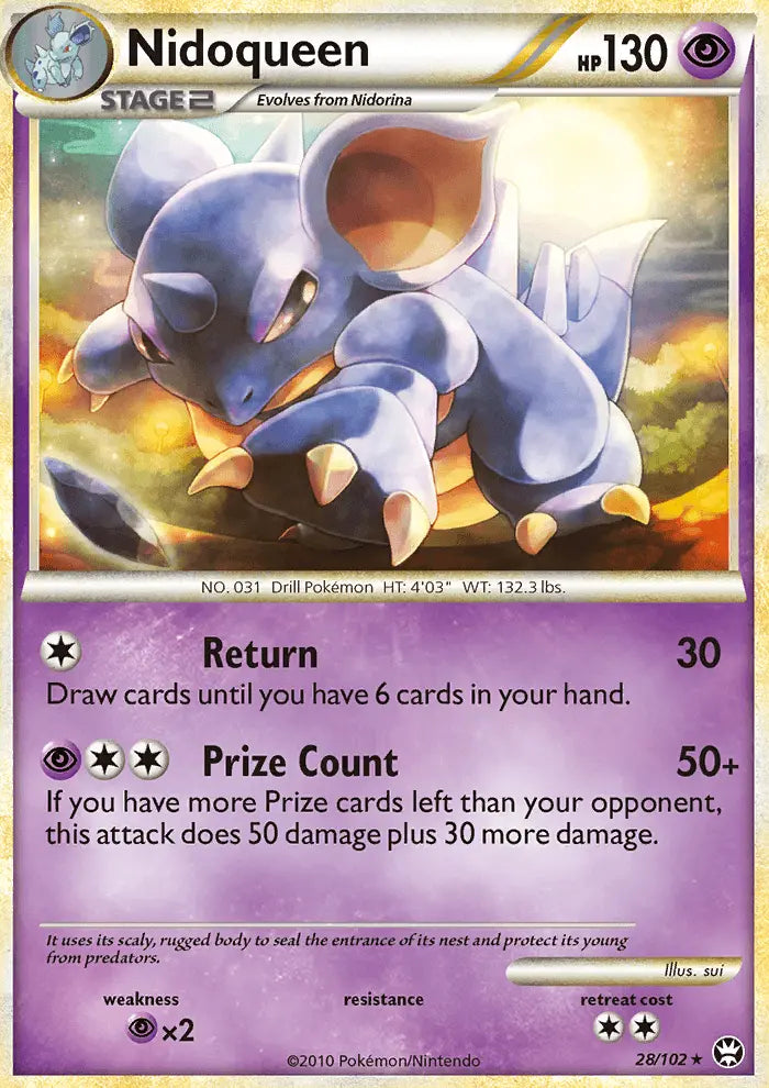 Nidoqueen 28 Triumphant Pokesingles