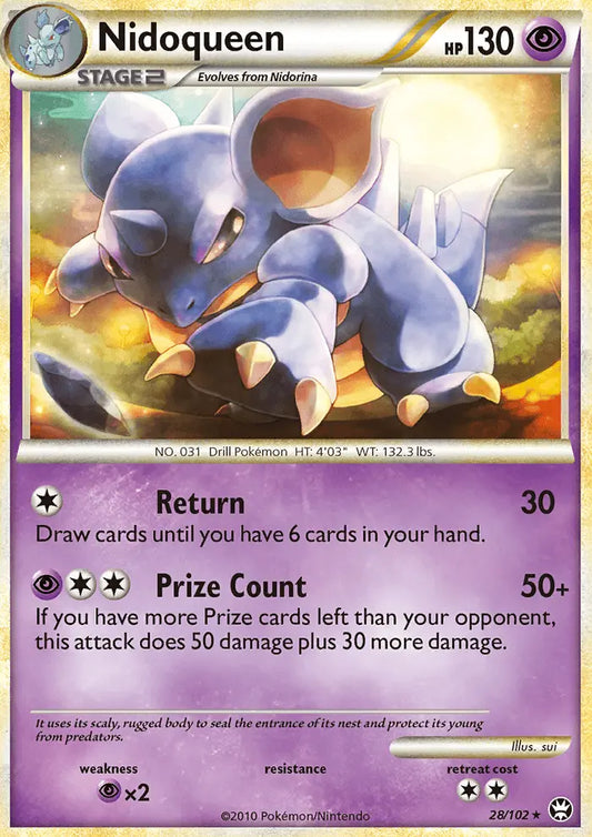 Nidoqueen 28 Triumphant Pokesingles