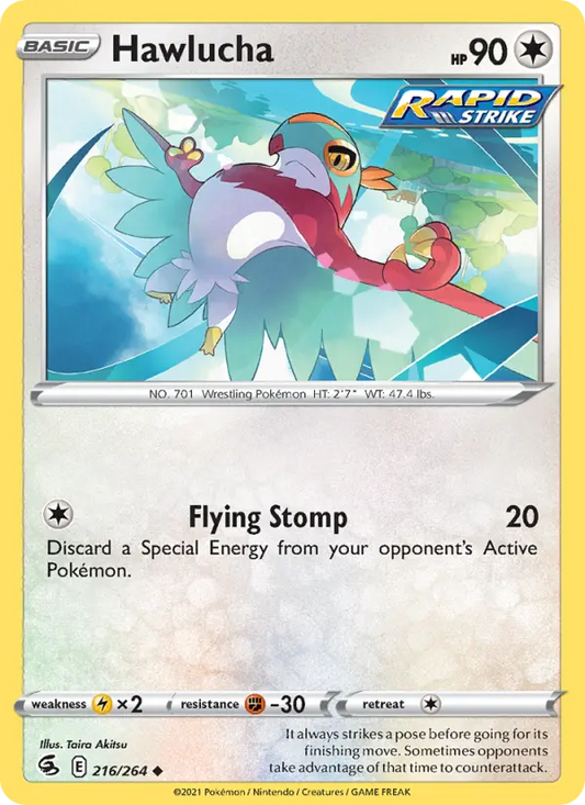 Hawlucha 216 Fusion Strike Pokesingles