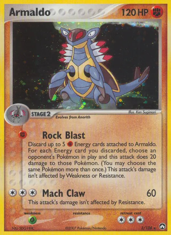Armaldo 3 Power Keepers Pokesingles