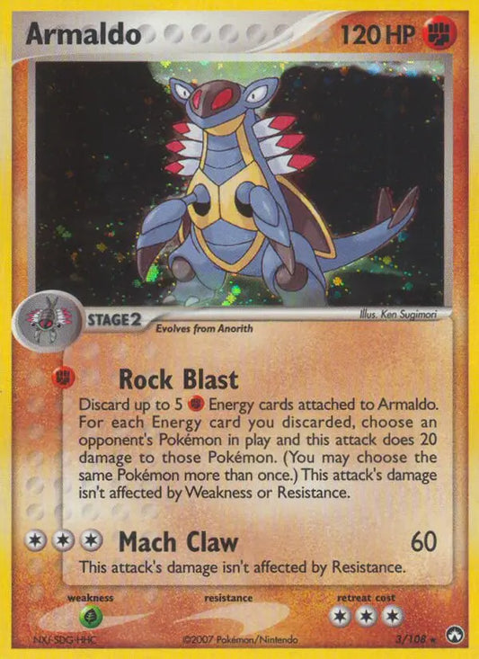 Armaldo 3 Power Keepers Pokesingles