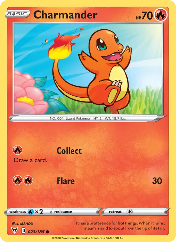 Charmander 23 Vivid Voltage Pokesingles