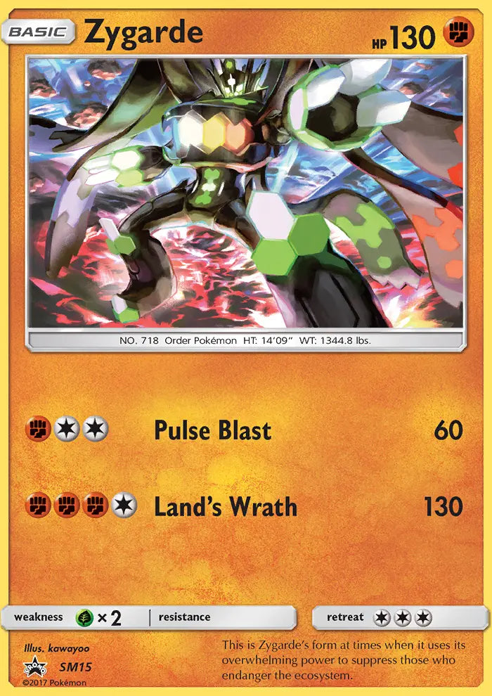Zygarde SM15 SM Black Star Promos Pokesingles