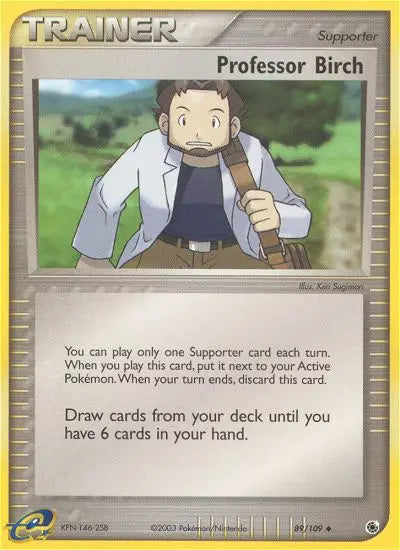 Professor Birch 89 Ruby & Sapphire Pokesingles