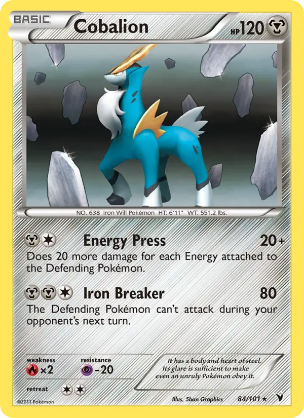 Cobalion 84 Noble Victories Pokesingles