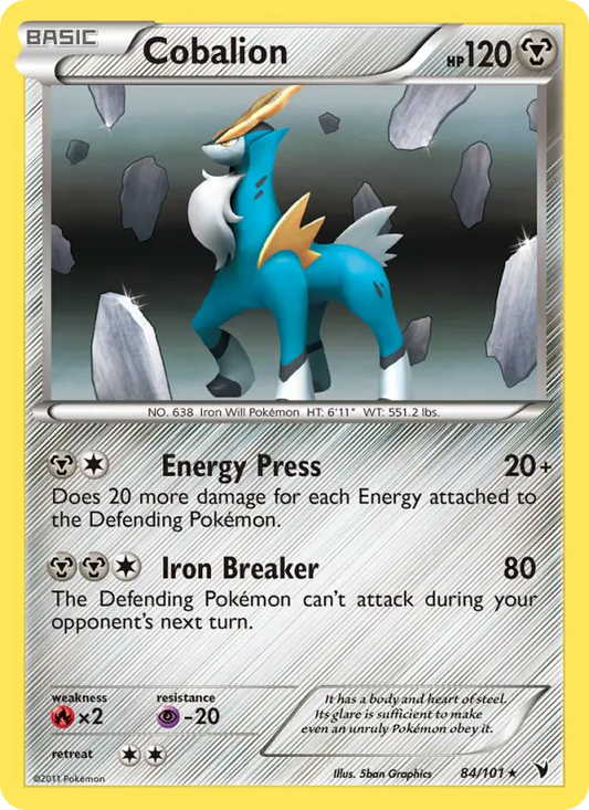 Cobalion 84 Noble Victories Pokesingles