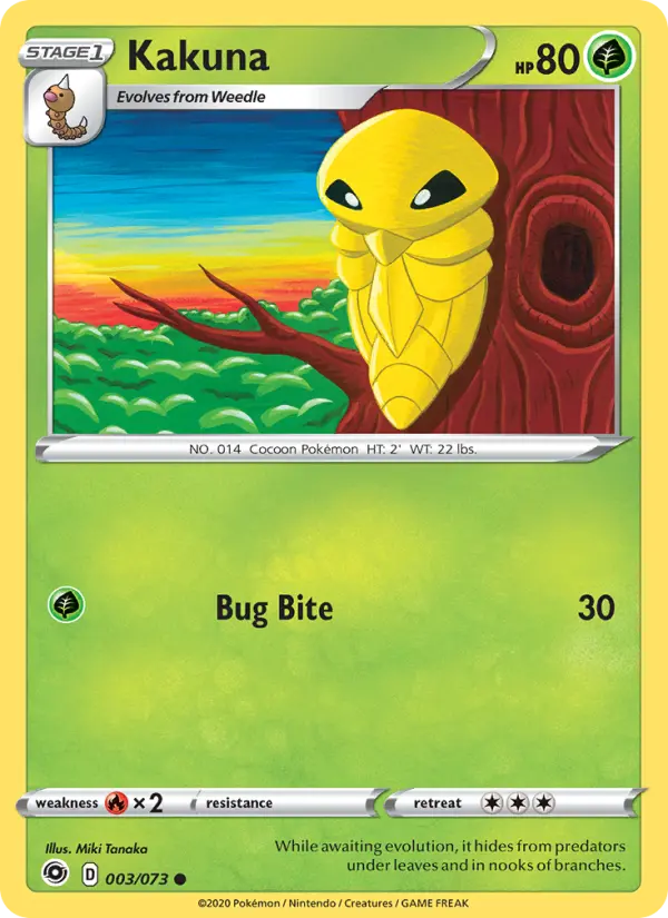 Kakuna 3 Champion's Path Pokesingles